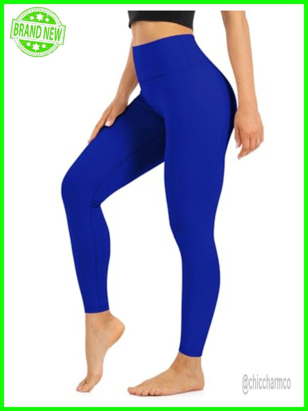 High Waist Tummy Control Leggings 92% Polyester 8% Spandex Yoga Gym